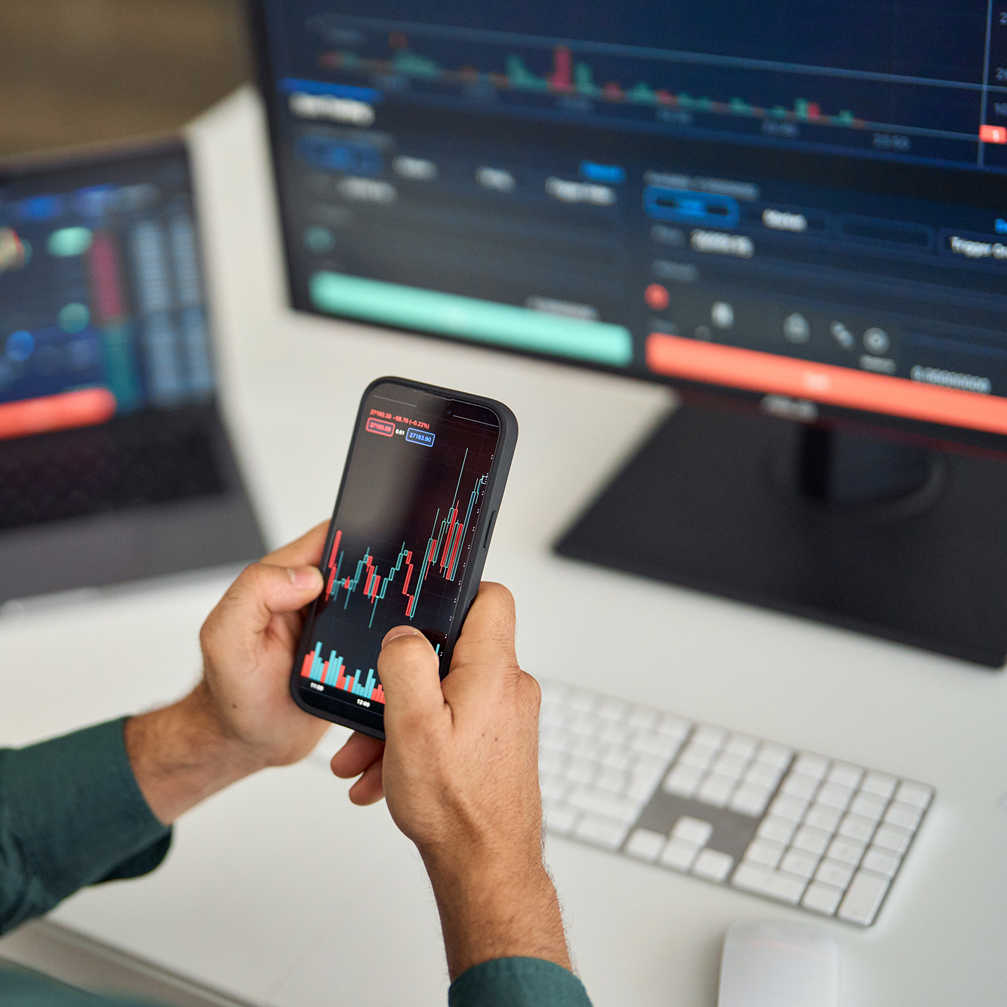 Investor Trader Analyzing Trading Stock Market